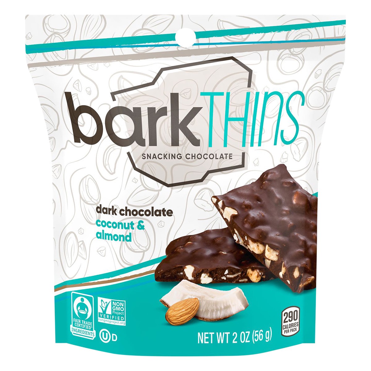 slide 1 of 3, barkTHINS Snacking Chocolate, 2 oz