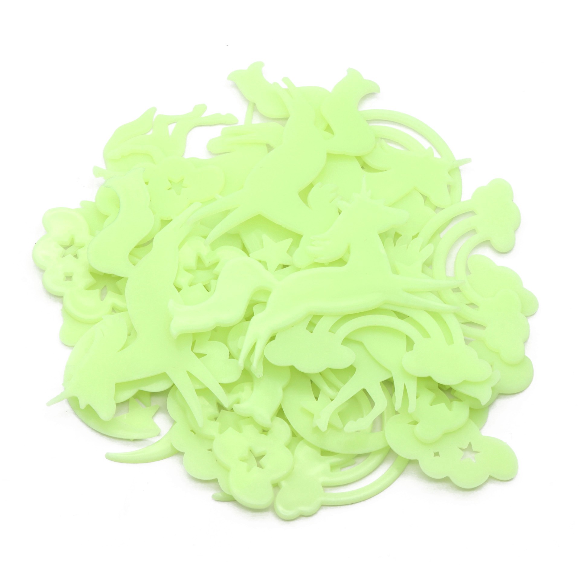 slide 2 of 6, Unicorn Glow-In-The-Dark Stickers By Creatology, 5.51 in x 8.46 in x 0.59 in