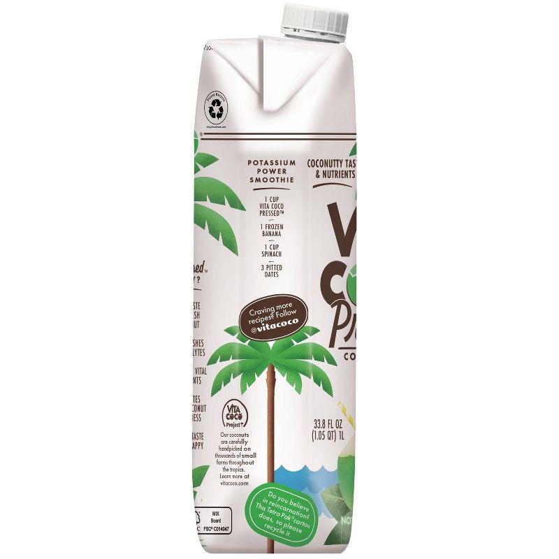slide 3 of 4, Vita Coco Coconut Water with Pressed Coconut - 33.8 fl oz Carton, 33.8 fl oz