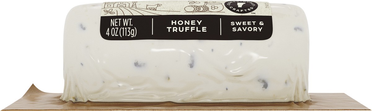 slide 3 of 9, Vermont Creamery Honey Truffle Goat Cheese Log, 4 oz, 4 oz