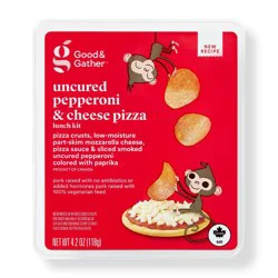 Uncured Pepperoni & Cheese Pizza Lunch Kit - 4.2oz - Good & Gather™