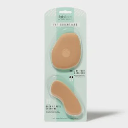 Fab Feet Women's by Foot Petals Fit Essentials Shoe Cushions Khaki - 2 pairs: Foam Inserts, Beige Accessories
