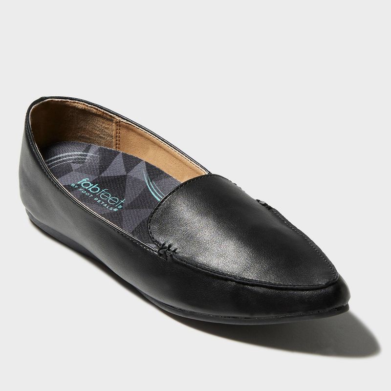 slide 4 of 4, Fab Feet Women's by Foot Petals Ultimate Comfort Insoles Cushion Black Trim To Fit - Size (6-10): Arch Support, 1 ct