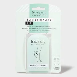 Fab Feet Women's by Foot Petals Blister Healers Foot Pain Treatments - 6 pack
