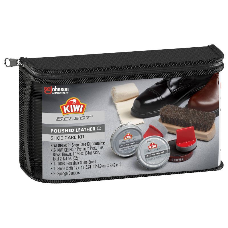 slide 4 of 4, KIWI Select Leather Care Travel Kit, 1 ct