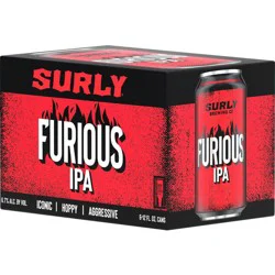 Surly Brewing Co. Surly Furious IPA Beer - 6pk/12 fl oz Cans