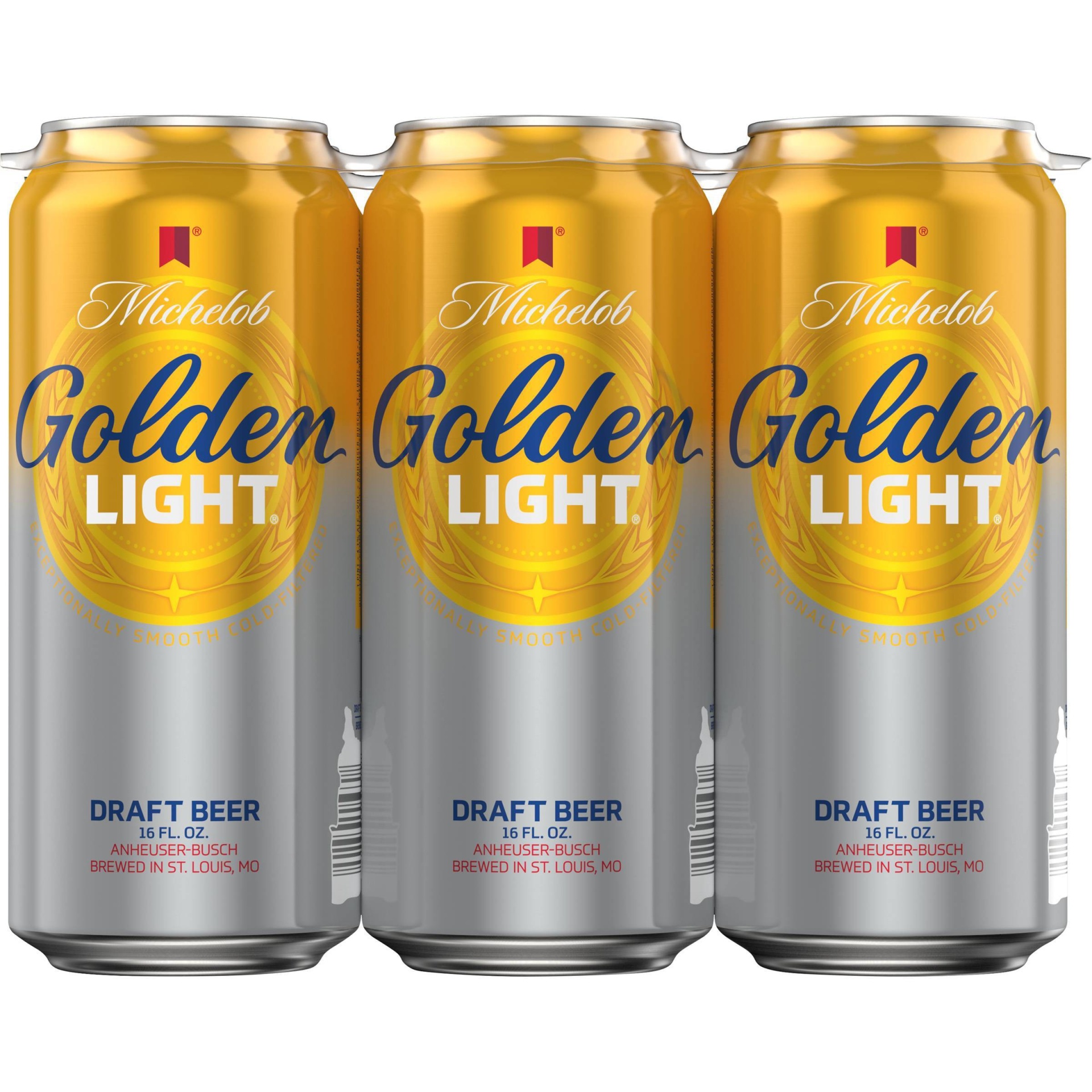 slide 1 of 2, Michelob Golden Light Draft Beer, 6 ct; 16 fl oz