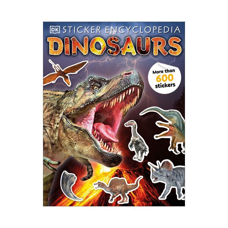 slide 1 of 1, Dorling Kindersley Sticker Encyclopedia Dinosaurs - Reprint (Paperback), 1 ct