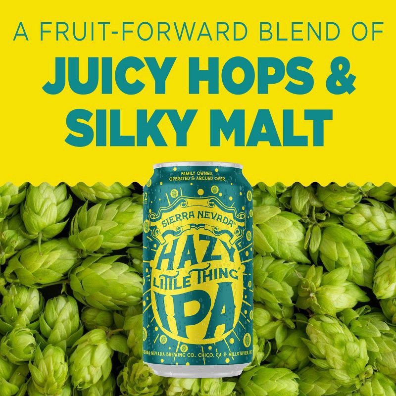 slide 2 of 12, Sierra Nevada Hazy Little Thing IPA Beer - 12pk/12 fl oz Cans, 12 ct; 12 fl oz