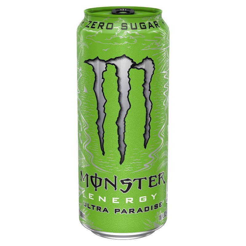 slide 1 of 4, Monster Energy Monster Ultra Paradise Energy Drink - 16 fl oz Can, 16 fl oz