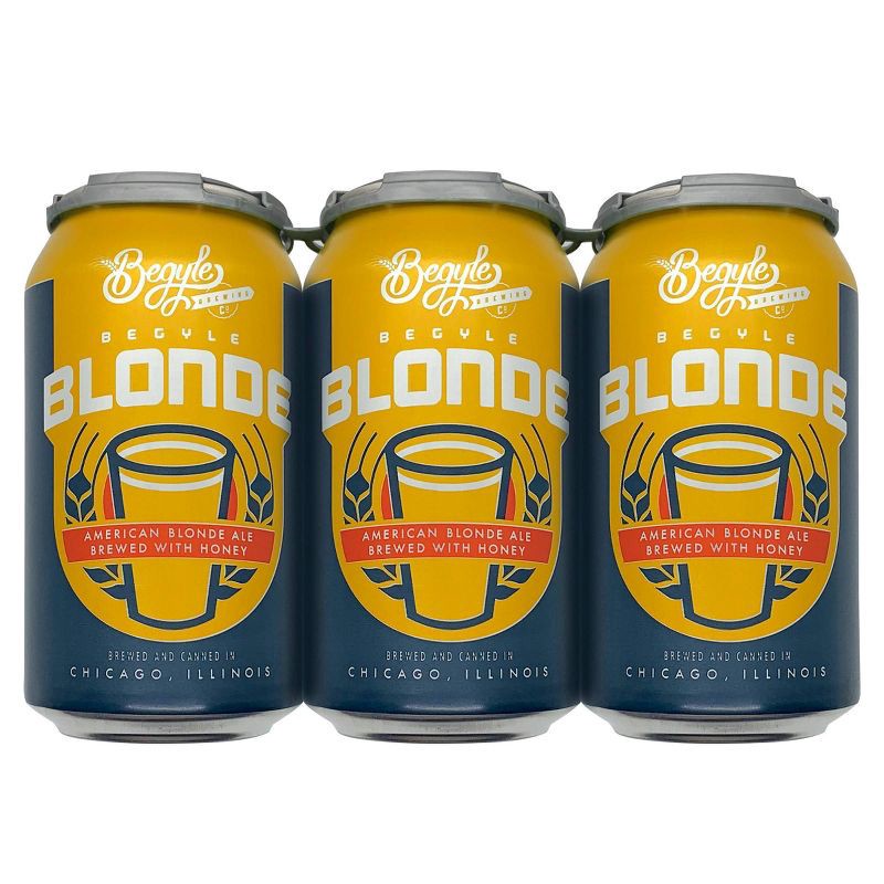 slide 1 of 1, Begyle Brewing Co. Begyle Blonde Ale Beer - 6pk/12 fl oz Cans, 6 ct; 12 fl oz