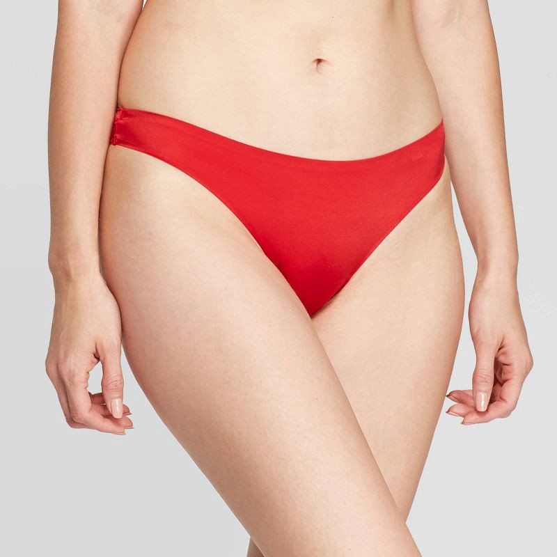 Women's Bonded Micro Thong - Auden Ripe Red S 1 ct