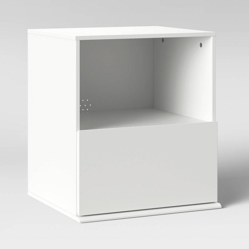 slide 3 of 3, 1 Drawer Modular Nightstand White - Room Essentials™, 1 ct