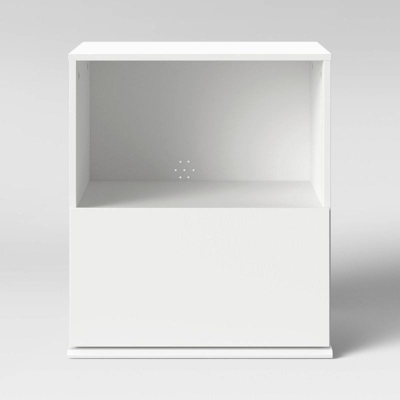 slide 1 of 3, 1 Drawer Modular Nightstand White - Room Essentials™, 1 ct