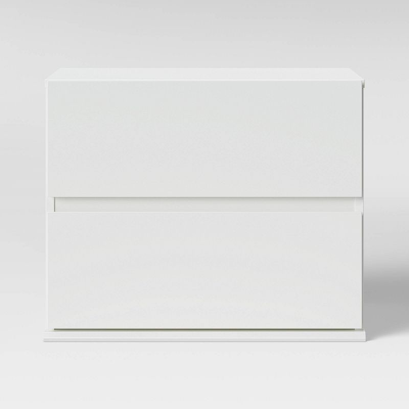 slide 1 of 4, 2 Drawer Modular Nightstand White - Room Essentials™, 1 ct