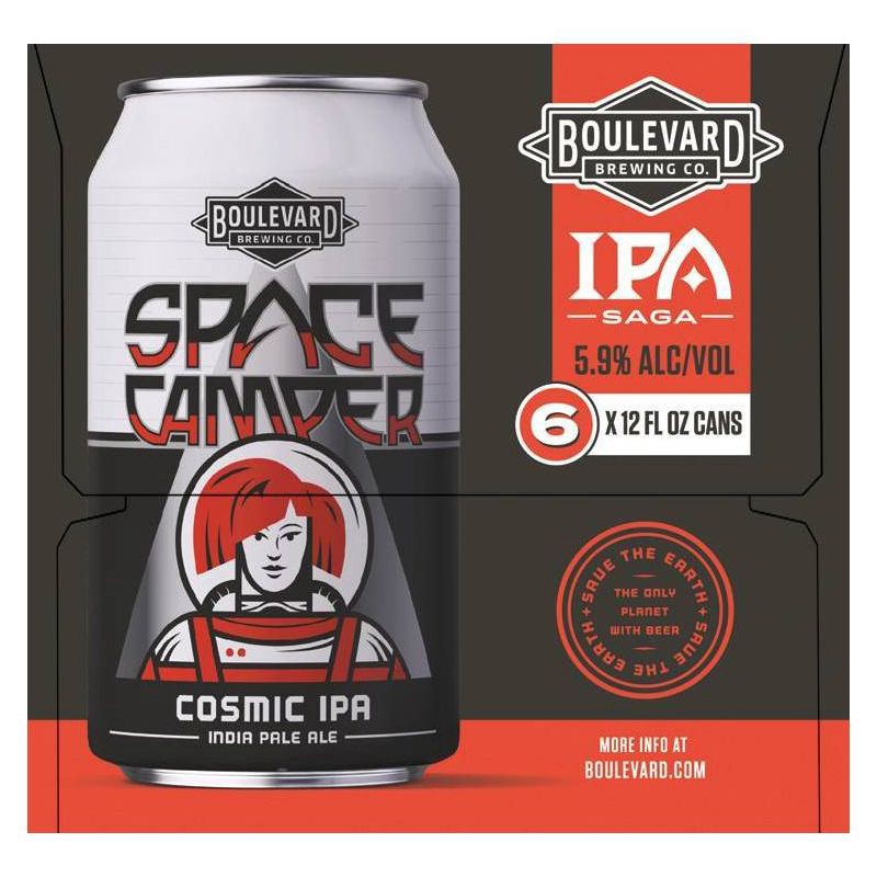 slide 2 of 3, Boulevard Brewing Co. Boulevard Space Camper Cosmic IPA Beer - 6pk/12 fl oz Cans, 6 ct; 12 fl oz