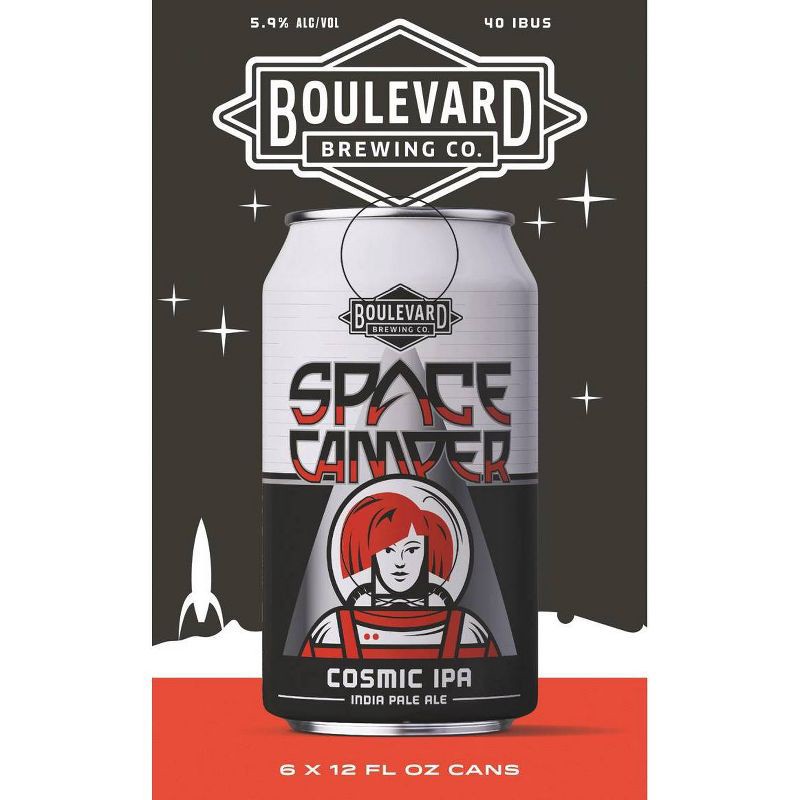 slide 3 of 3, Boulevard Brewing Co. Boulevard Space Camper Cosmic IPA Beer - 6pk/12 fl oz Cans, 6 ct; 12 fl oz