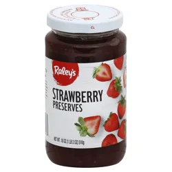 Raley's Strawberry Preserves 18 oz