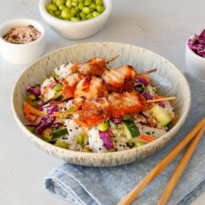 slide 6 of 7, C. Wirthy & Co. Teriyaki Hand-Seasoned Atlantic Salmon Fillets - Frozen - 10oz, 10 oz