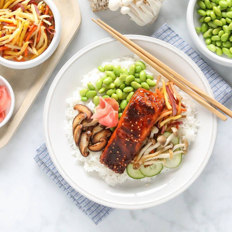 slide 7 of 7, C. Wirthy & Co. Teriyaki Hand-Seasoned Atlantic Salmon Fillets - Frozen - 10oz, 10 oz