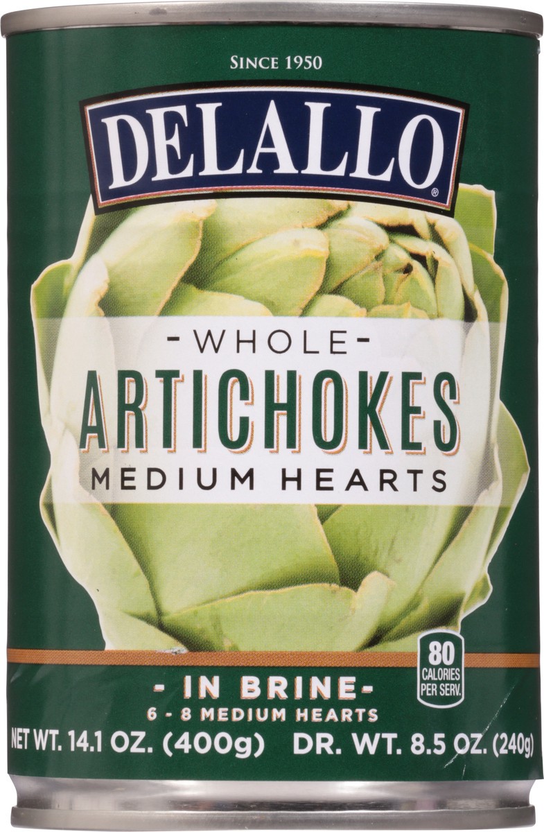 slide 1 of 4, DeLallo Artichoke Hearts, 13.75 oz