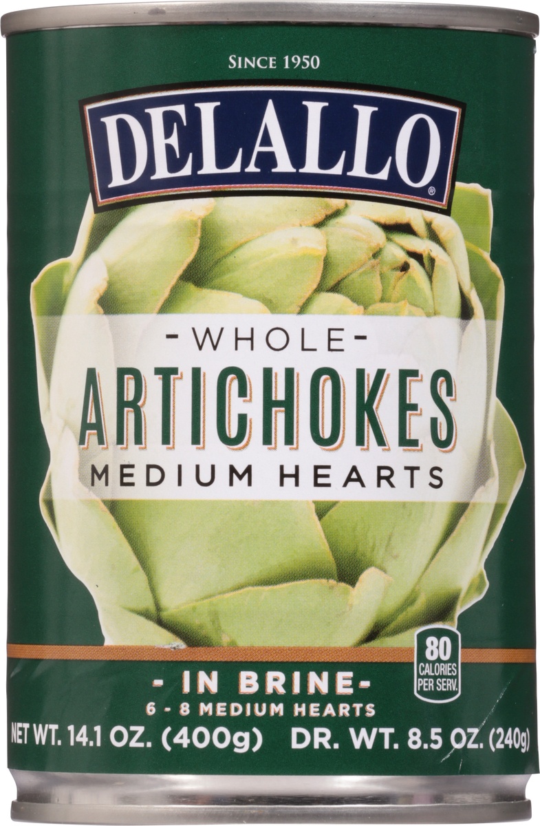 slide 9 of 11, DeLallo Artichoke Hearts, 13.75 oz