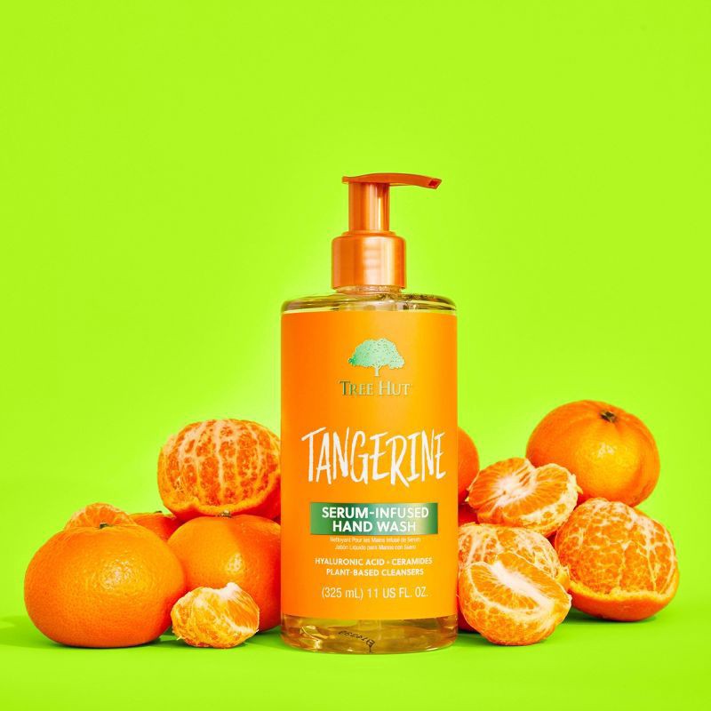 slide 4 of 11, Tree Hut Tangerine Serum-Infused Hand Wash - 11 fl oz, 11 fl oz