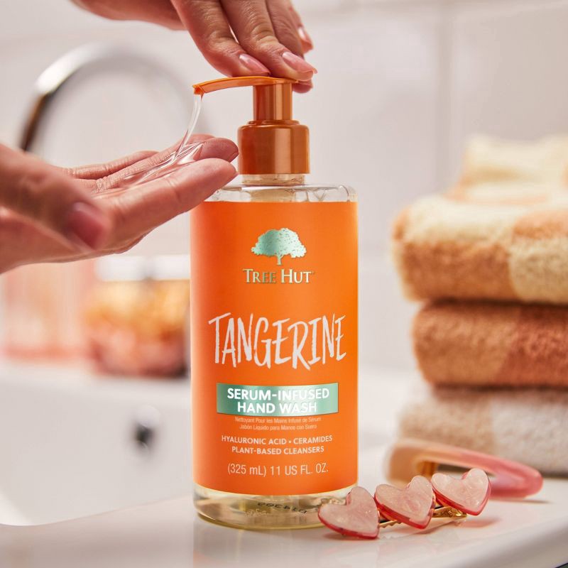 slide 3 of 11, Tree Hut Tangerine Serum-Infused Hand Wash - 11 fl oz, 11 fl oz