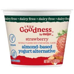 True Goodness Almond Milk Yogurt, Peach - 5.3 oz