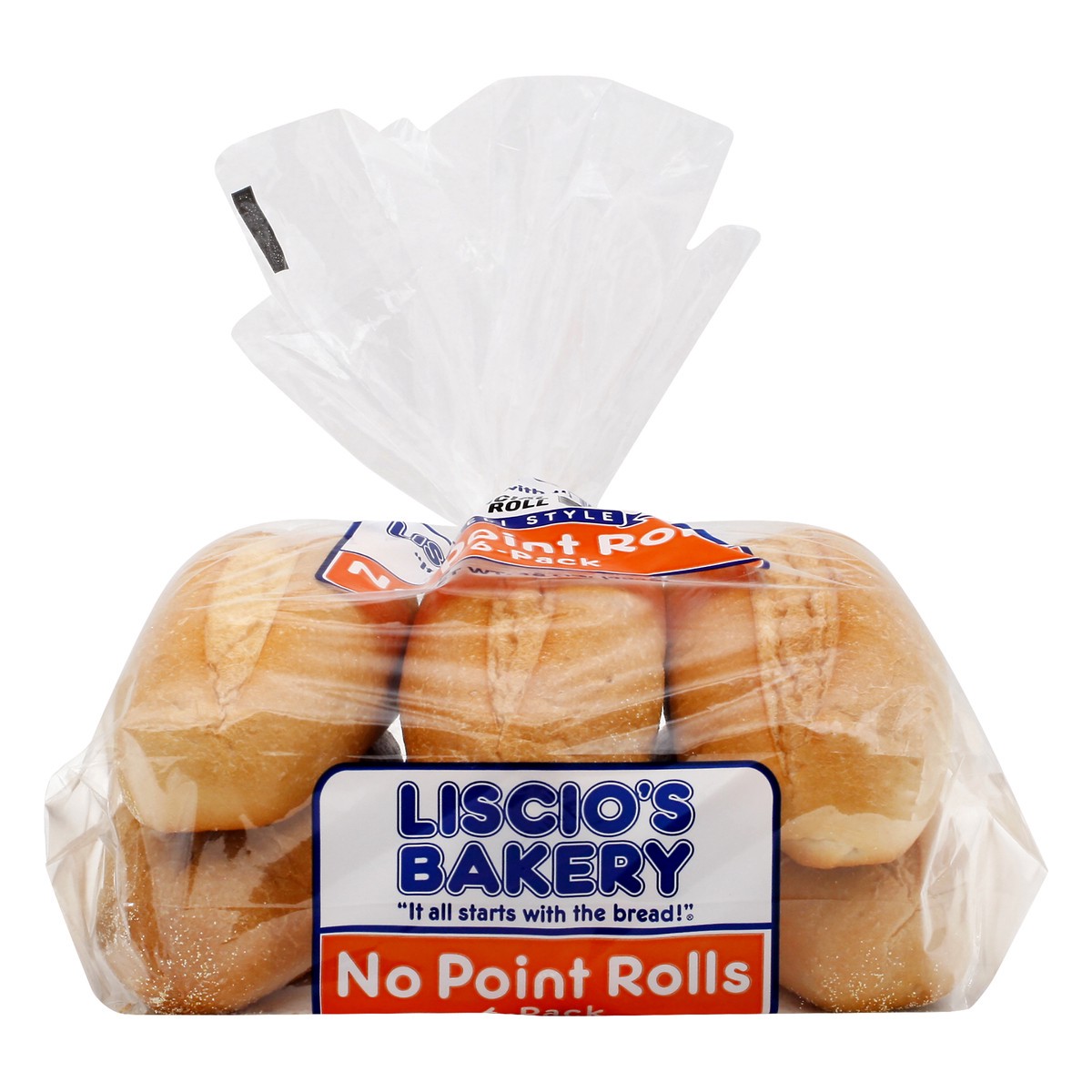 slide 7 of 12, Liscio's Bakery Deli Style 6 Pack No Point Rolls 6 ea, 6 ct