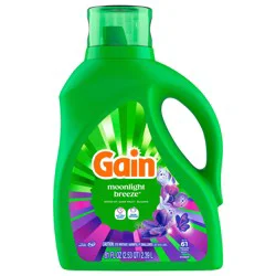 Gain Liquid Laundry Detergent Moonlight Breeze Scent 81 fl oz