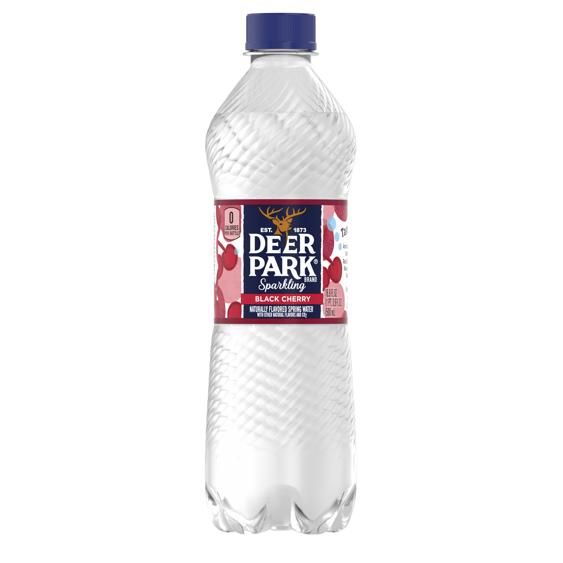 slide 1 of 6, Deer Park Sparkling Water, Black Cherry, 16.9 oz. Bottle, 1/2 liter