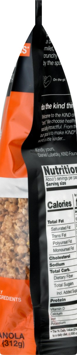 slide 9 of 9, KIND Healthy Grains Peanut Butter Granola Clusters, 11 oz