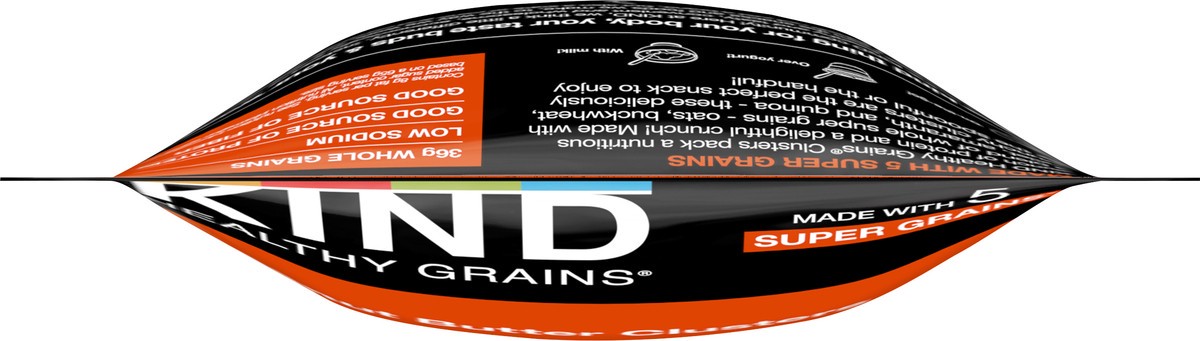 slide 2 of 9, KIND Healthy Grains Peanut Butter Granola Clusters, 11 oz