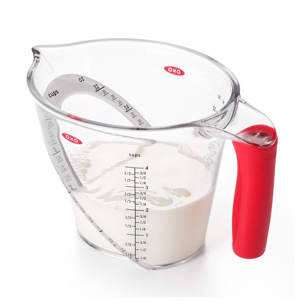 slide 5 of 7, OXO 4 Cup Angled Measuring Cup, 4 cups