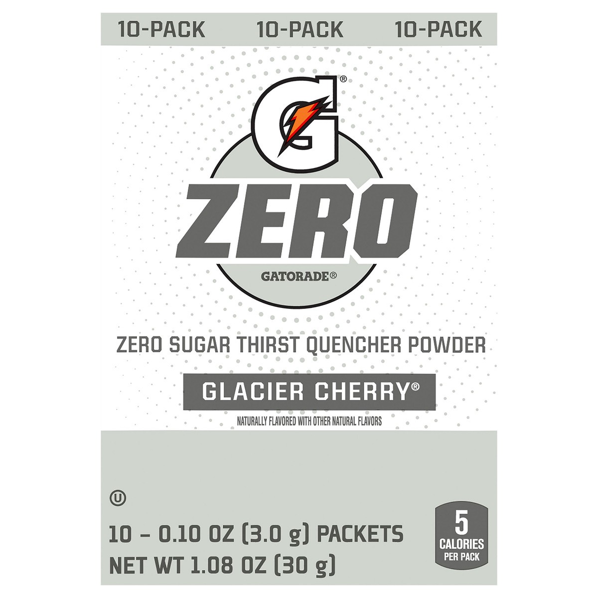 slide 1 of 6, Gatorade Zero Sugar Glacier Cherry Thirst Quencher Powder, 10 ct; 0.1 oz