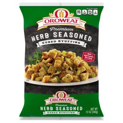 Oroweat Premium Herb Seasoned Cubed Stuffing, 12 oz
