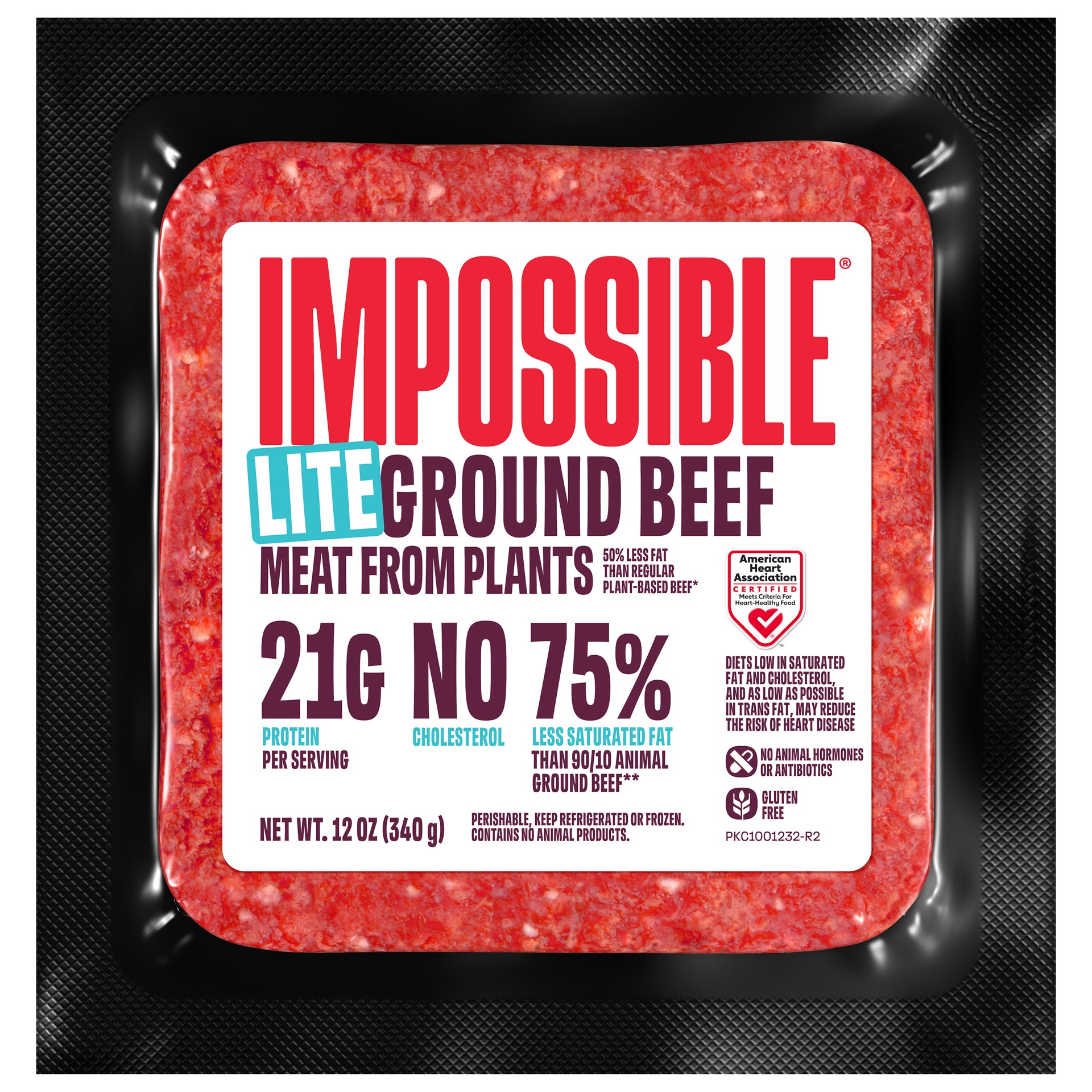 slide 1 of 5, Impossible™ Lite Ground Beef Meat From Plants, 12 oz