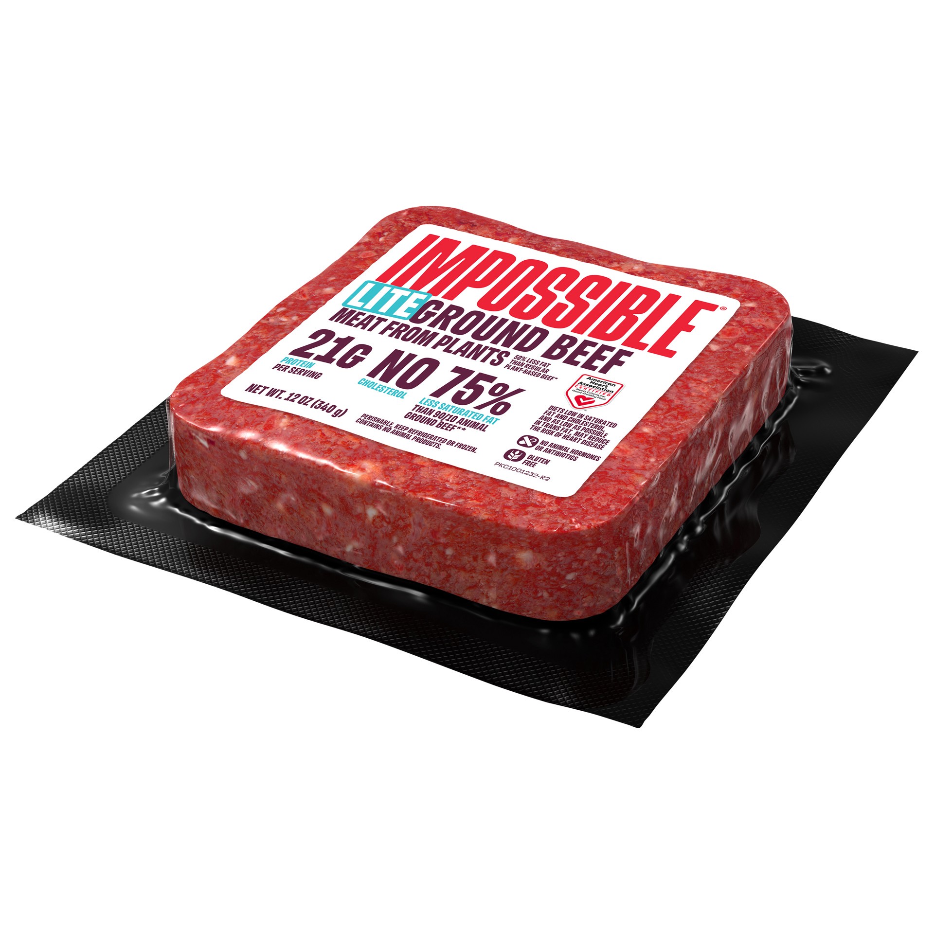 slide 4 of 5, Impossible™ Lite Ground Beef Meat From Plants, 12 oz