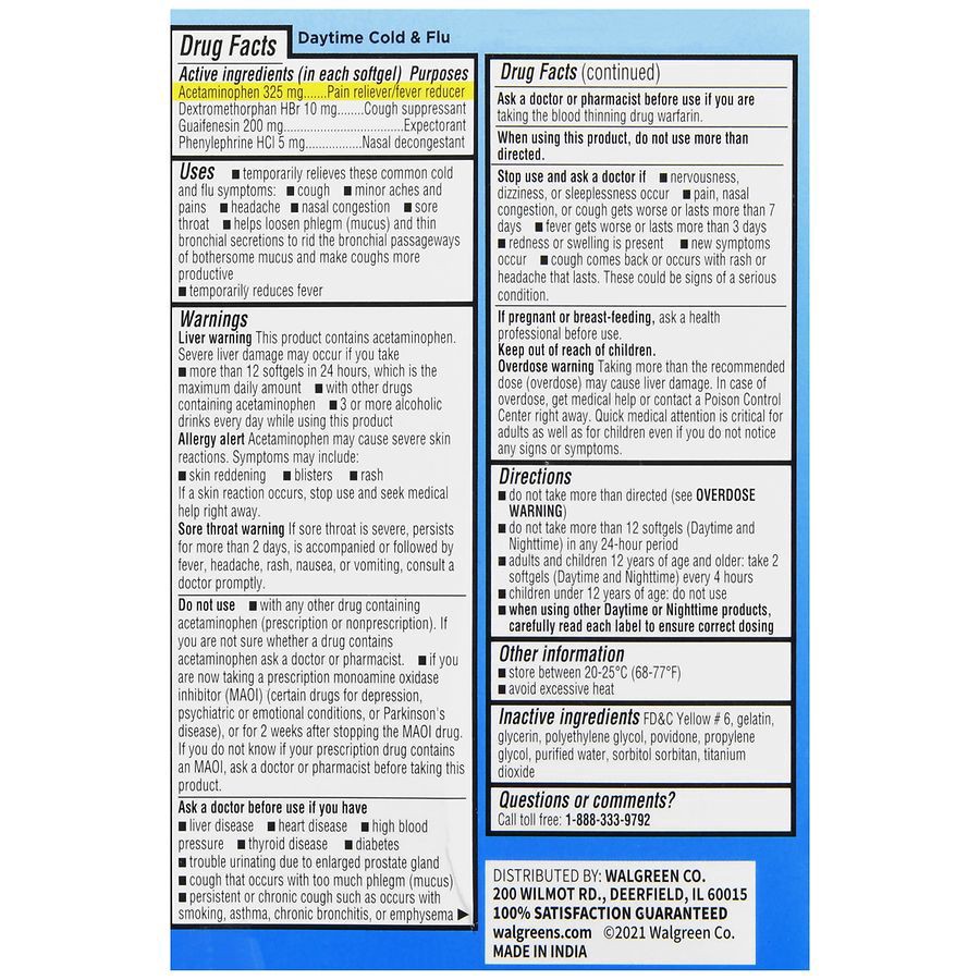 slide 3 of 5, Walgreens Day & Nighttime Cold & Flu, 24 ct