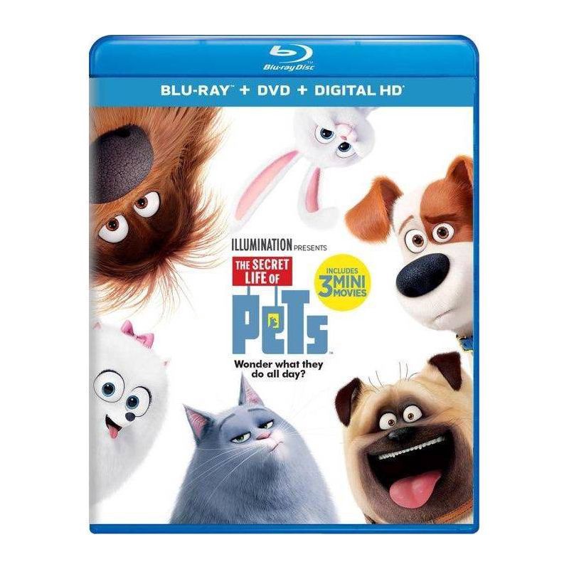 slide 1 of 1, The Secret Life of Pets (Blu-ray/DVD + Digital HD), 1 ct