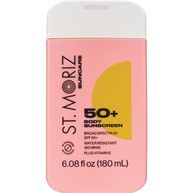 slide 1 of 1, ST MORIZ Suncare Spf 50+ Body Sunscreen Lotion, 6.76 oz