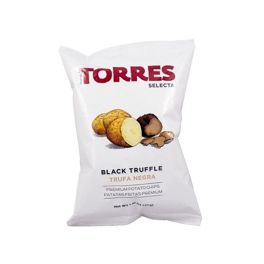 slide 1 of 1, Torres Black Truffle Potato Chips, 1.41 oz