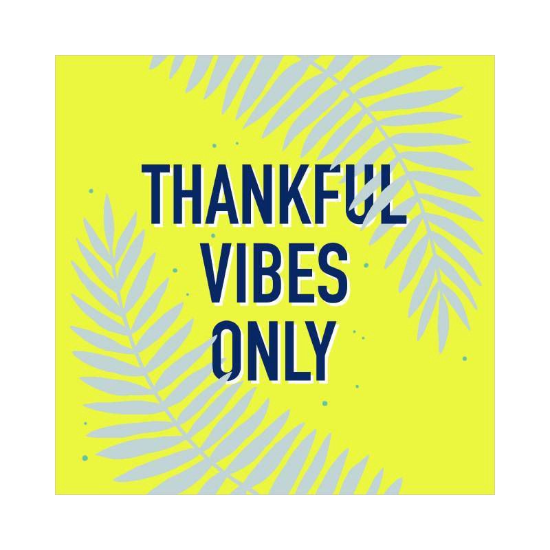 slide 1 of 6, Carlton Cards "Thankfull Vibes Only"Greeting Card, 1 ct