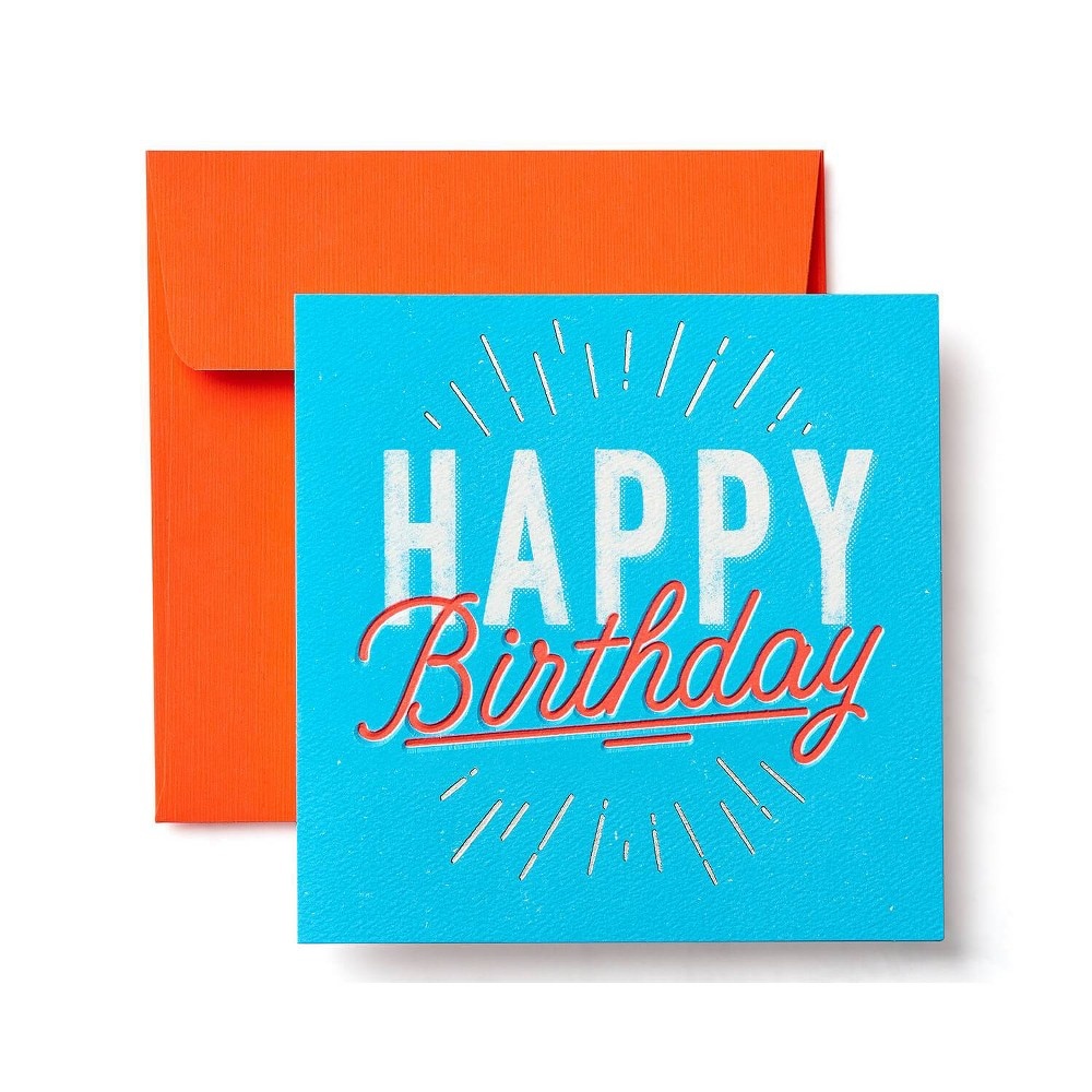 slide 4 of 6, Carlton Cards "Happy Birthday "Greeting Card, 1 ct