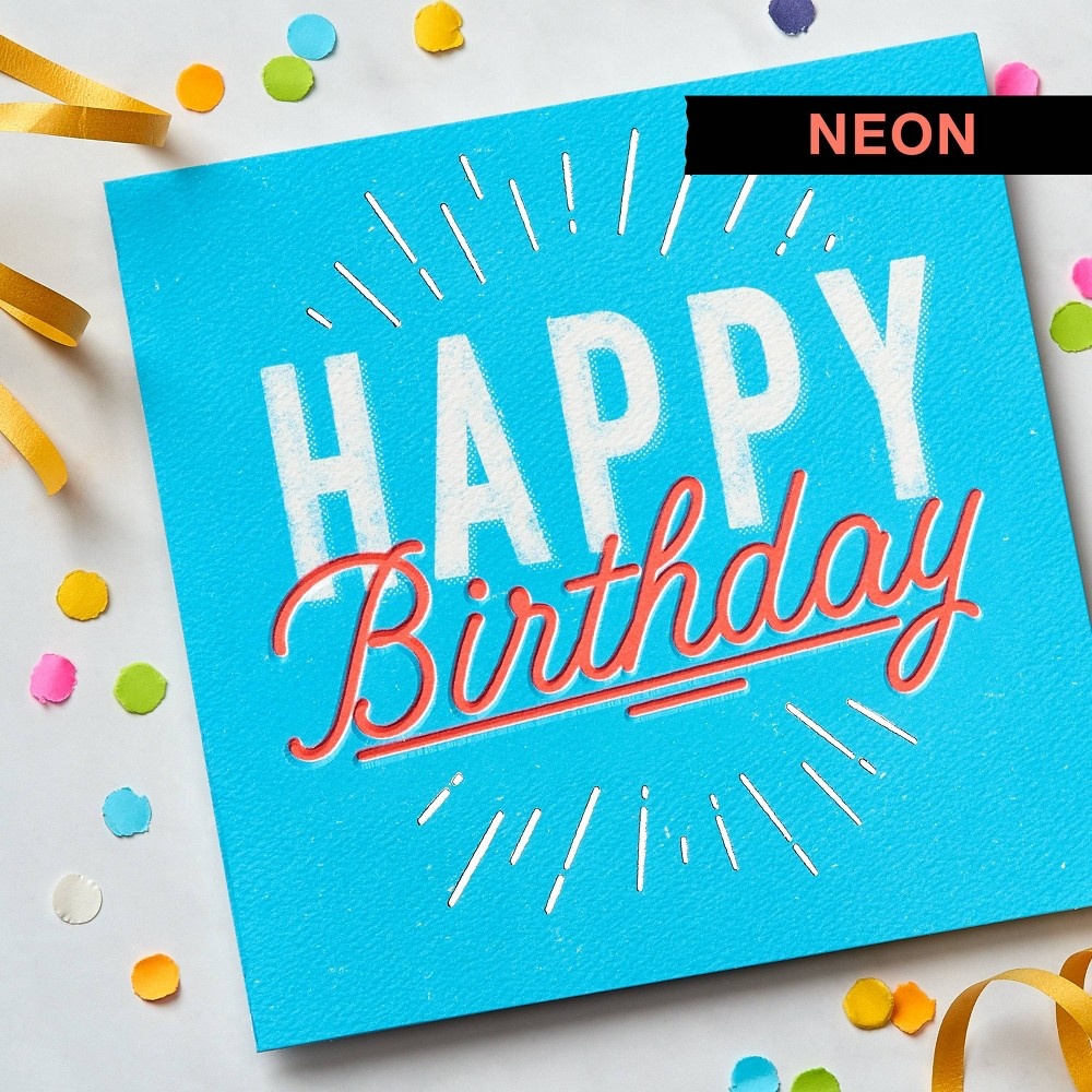 slide 3 of 6, Carlton Cards "Happy Birthday "Greeting Card, 1 ct