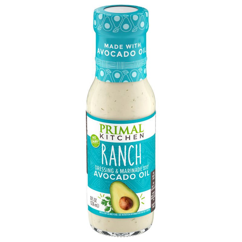 slide 1 of 8, Primal Kitchen Dairy-Free Ranch Dressing with Avocado Oil - 8 fl oz, 8 fl oz