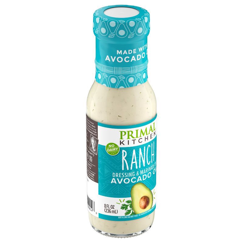slide 4 of 8, Primal Kitchen Dairy-Free Ranch Dressing with Avocado Oil - 8 fl oz, 8 fl oz