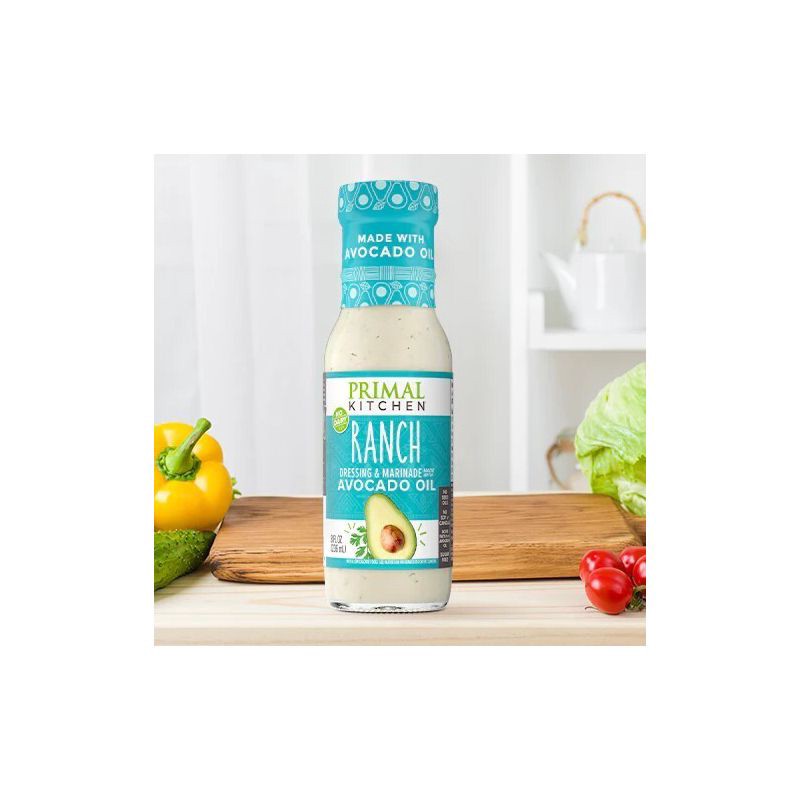 slide 8 of 9, Primal Kitchen Dairy-Free Ranch Dressing with Avocado Oil - 8 fl oz, 8 fl oz