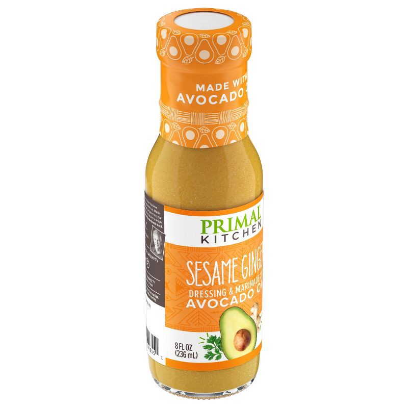 slide 5 of 9, Primal Kitchen Sesame Ginger Vinaigrette with Avocado Oil - 8fl oz, 8 fl oz